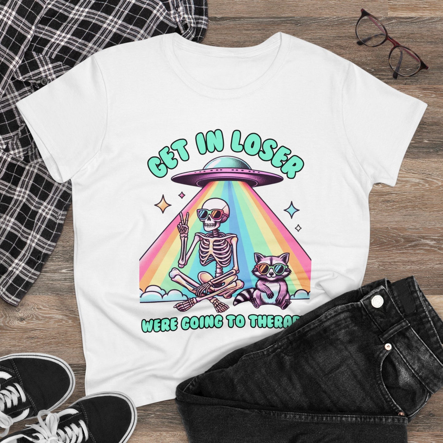 "Get In Loser, We're Going to Therapy" Women's Tee