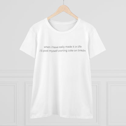 " Coke & Linkdin" Women's Tee