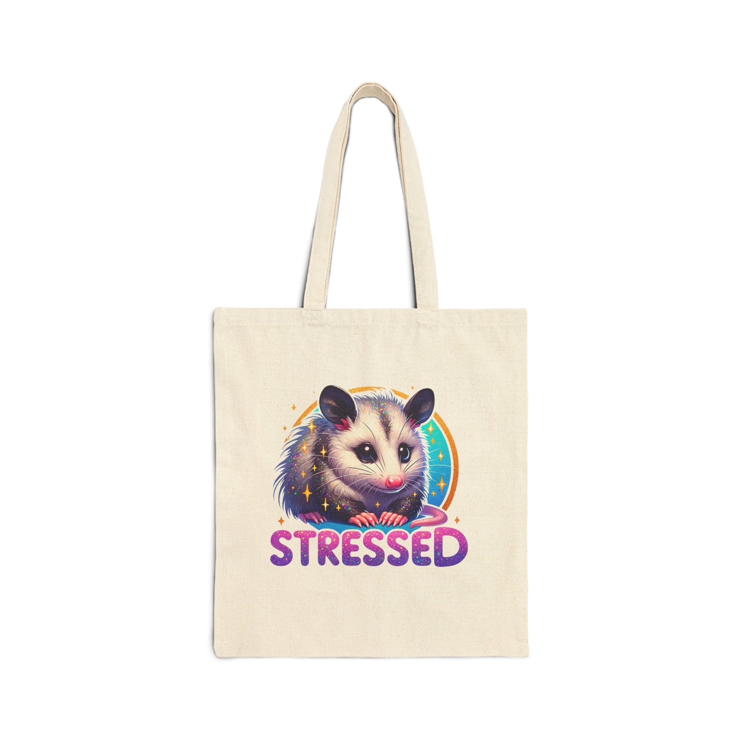 "Stressed Opossum" Tote Bag