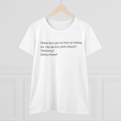 " Hobbies " Women's Tee