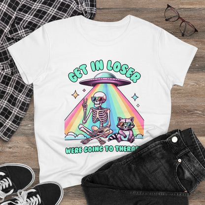 "Get In Loser, We're Going to Therapy" Women's Tee